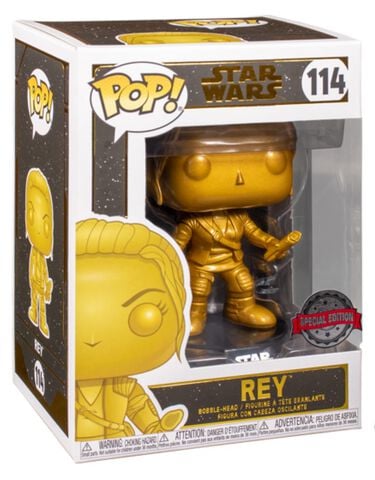 Figurine Funko Pop! - N°114-star Wars - Rey (gp) (mt)